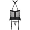Passion - Amanda Corset Cuir Écologique L/Xl